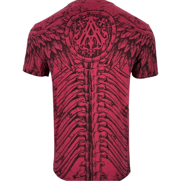 ARCHAIC by AFFLICTION Mens T-Shirt COLLISION Cross - Picture 3 of 9